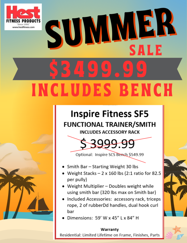 Summer Sale Flier for Inspire SF5