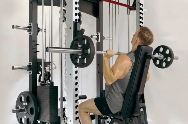 Vectra Supreme Smith Machine with Half Rack