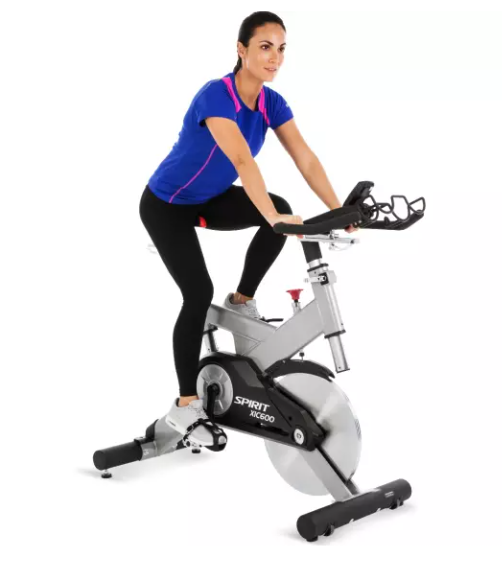 Woman training on a Spirit XIC 600 Bike