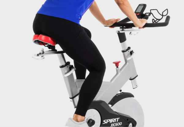 Adjustable Seat and Handlebars on the Spirit XIC 600 Indoor Bike